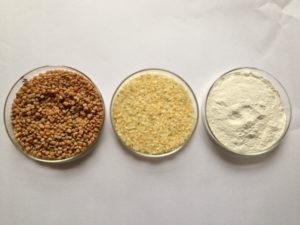 Image of Guar Gum Seeds and Powder